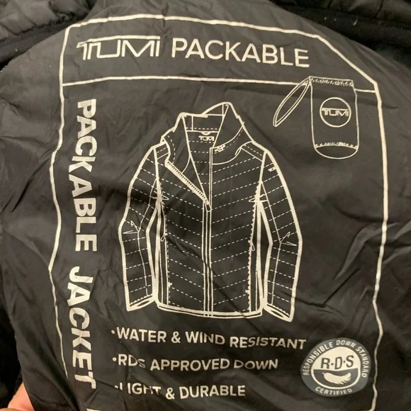 Tumi packable Down jacket - Picture 4 of 5
